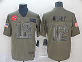Nike Patriots 12 Tom Brady 2019 Olive Salute To Service Limited Jersey,baseball caps,new era cap wholesale,wholesale hats